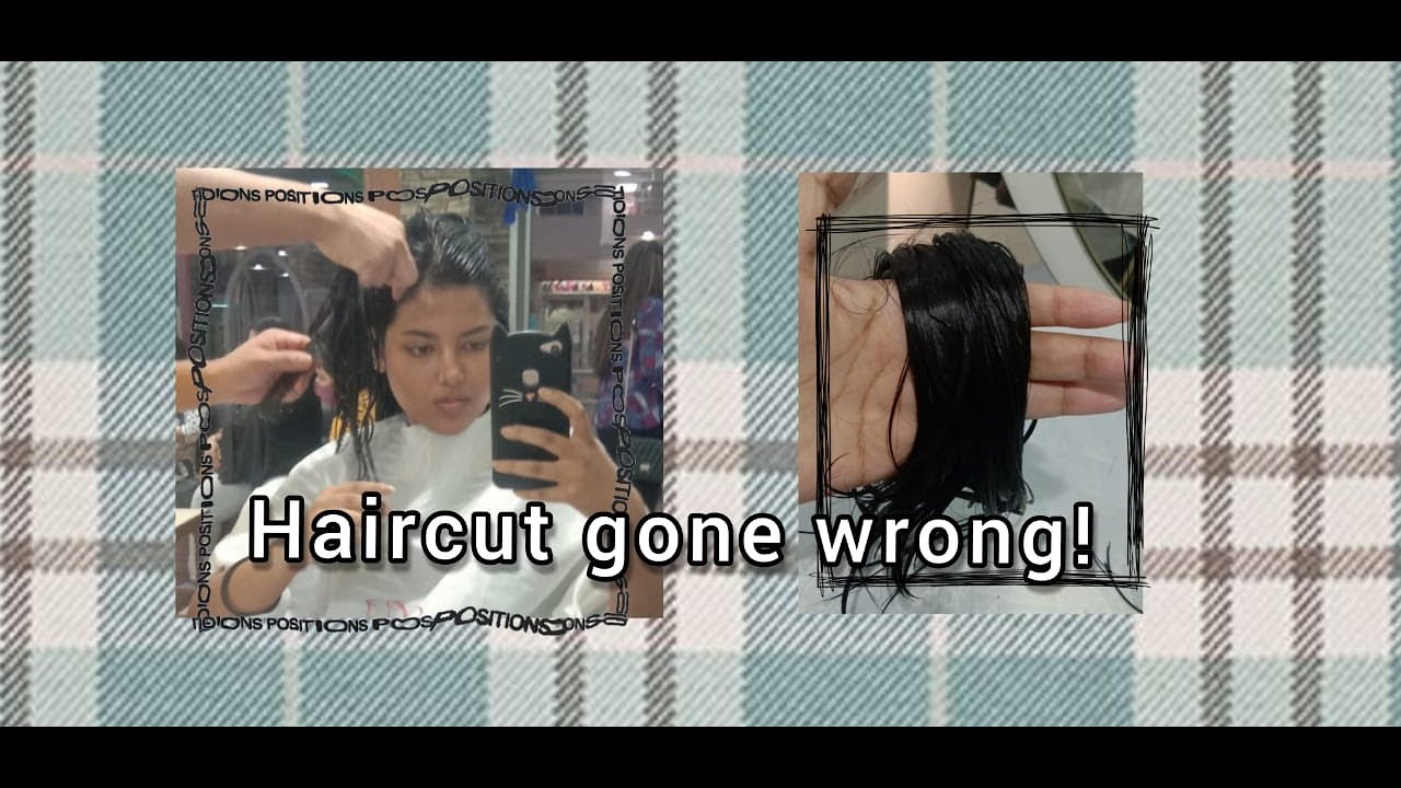 Haircut gone wrong.. (Rip long hair)