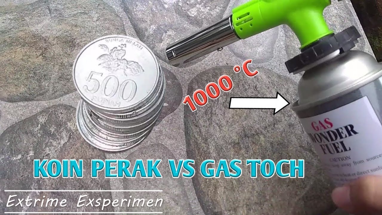 EXSPERIMENT !!! Koin Perak VS Gas Toch