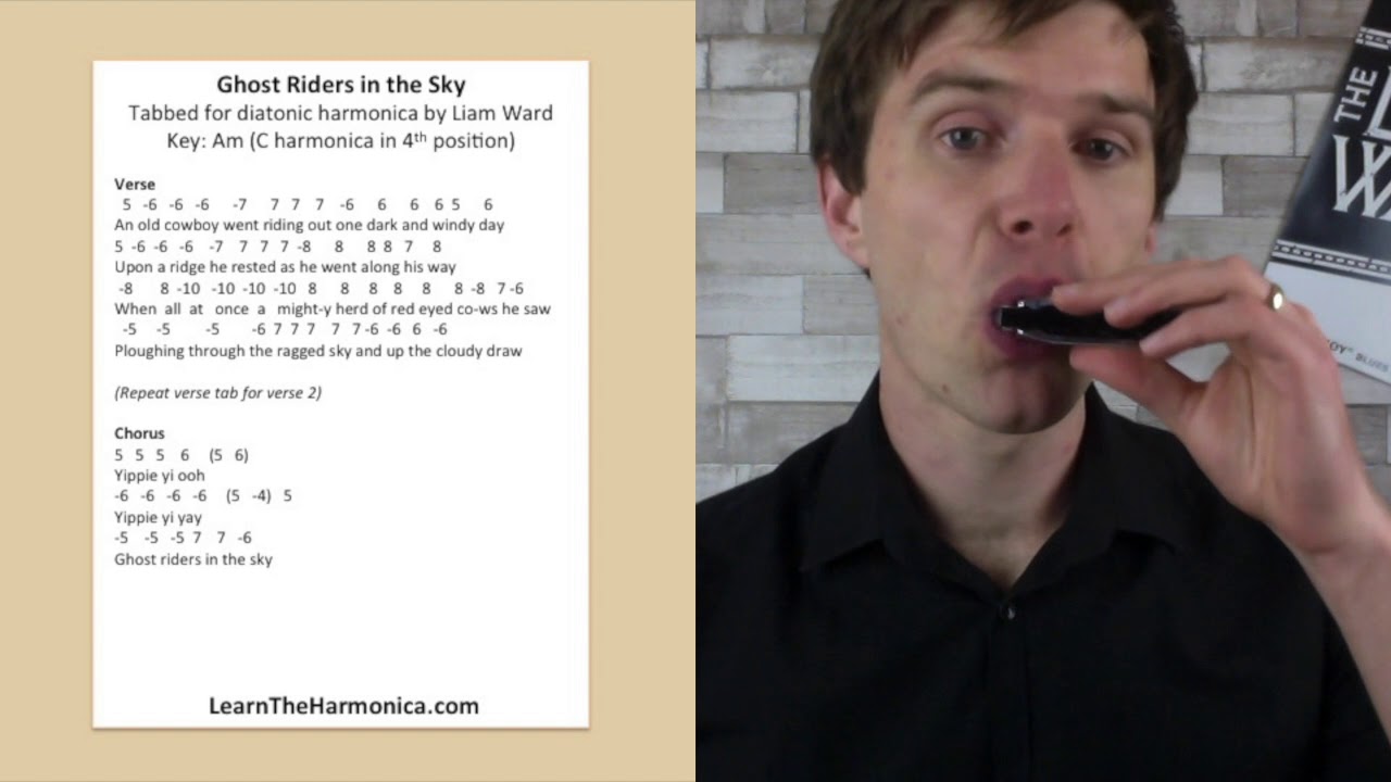Урок игры на губной гармошке «Ghost Riders in the Sky» (Неделя вестерна на LearnTheHarmonica.com)