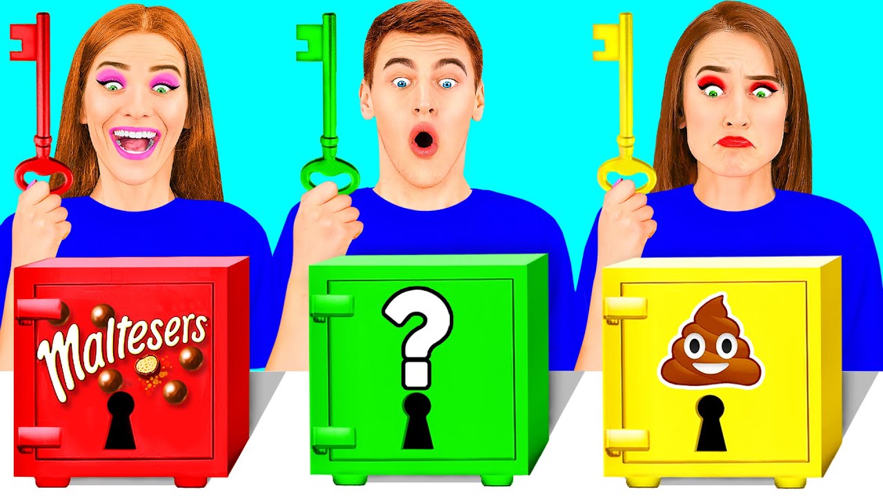 Выбери Правильный Ключ Челлендж | Забавные Лайфхаки с Едой от Best Funny Challenges