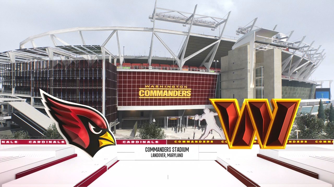 Madden NFL 26 - Arizona Cardinals Vs Washington Commanders PS5 Simulation Week 1 (Madden 27 Rosters)