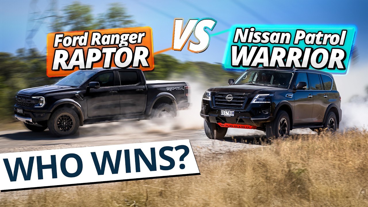 Ranger Raptor против Patrol Warrior! FORD V6 Turbo или NISSAN V8?