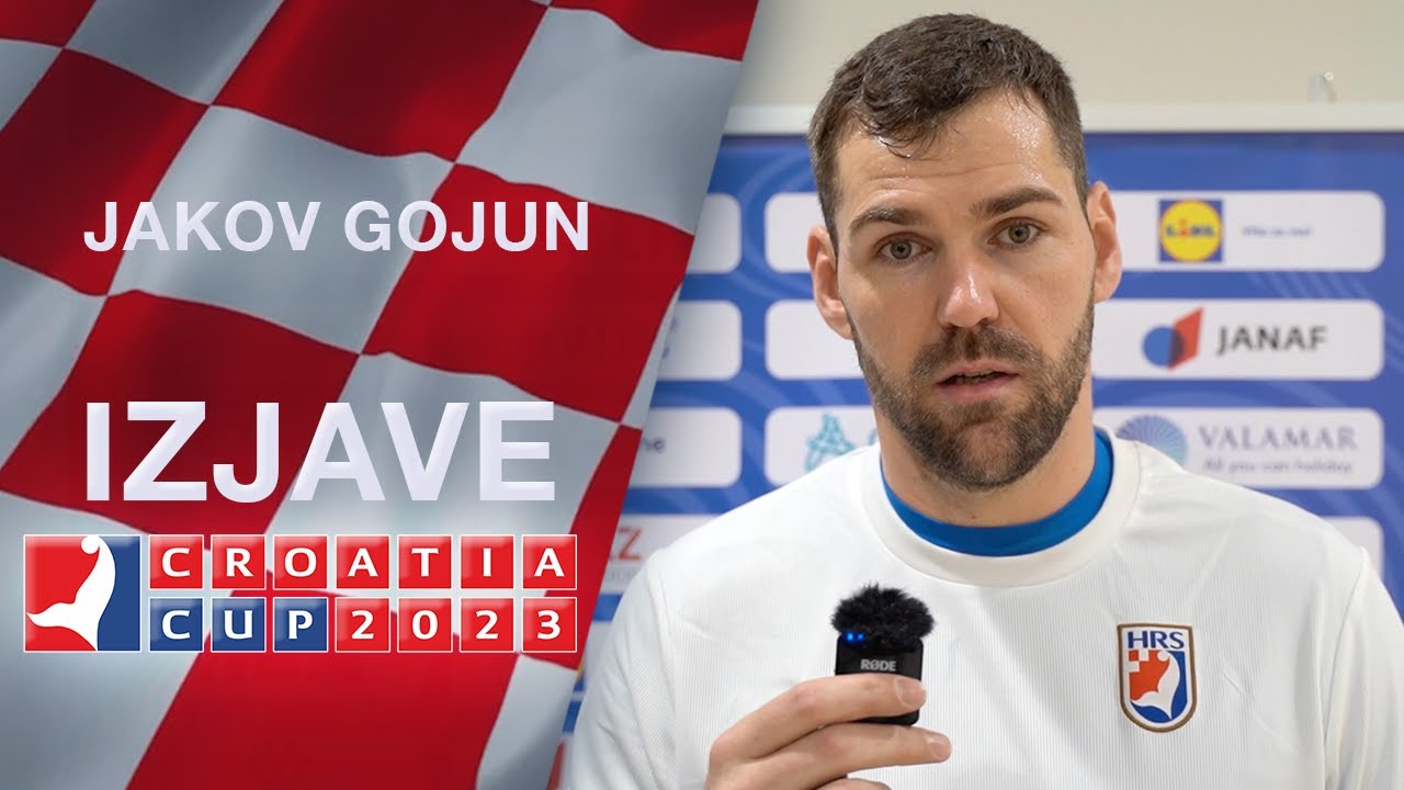 Ministar #crohandball obrane Jakov Gojun: &ldquo;Svi znamo &scaron;to nas čeka&ldquo; | Croatia Cup 2023