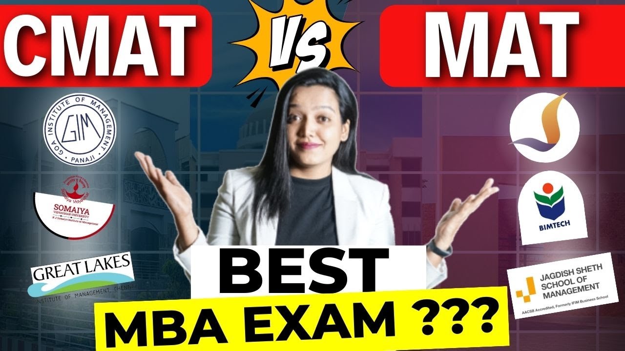 CMAT 2024 vs MAT 2024 👉🏻 Complete Overview | Easy Exam With Top Colleges ?? | #mba #cmat2024 #mat