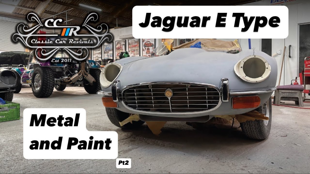 Jaguar E Type Metal Work and Bare Metal Repaint! Pt2!! Never ending rust in the rear arches!!