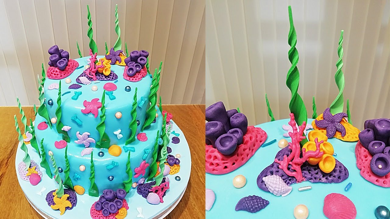 Under the Sea Cake Tutorial