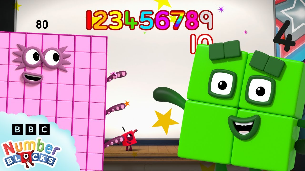 Contar é fácil e divertido! | 30 min de matemática para crianças | Numberblocks em português Brasil