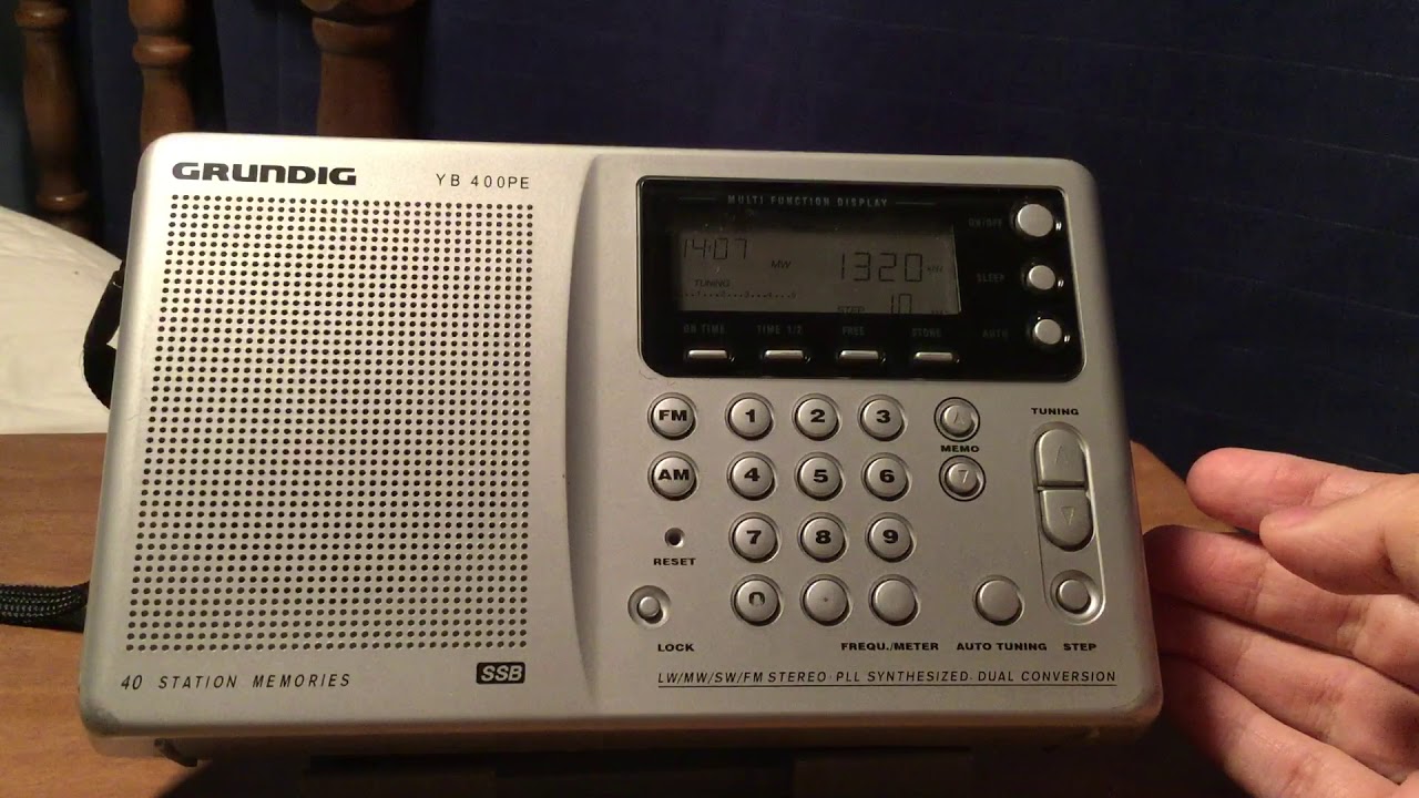 Grundig YB 400PE Daytime AM Band Scan