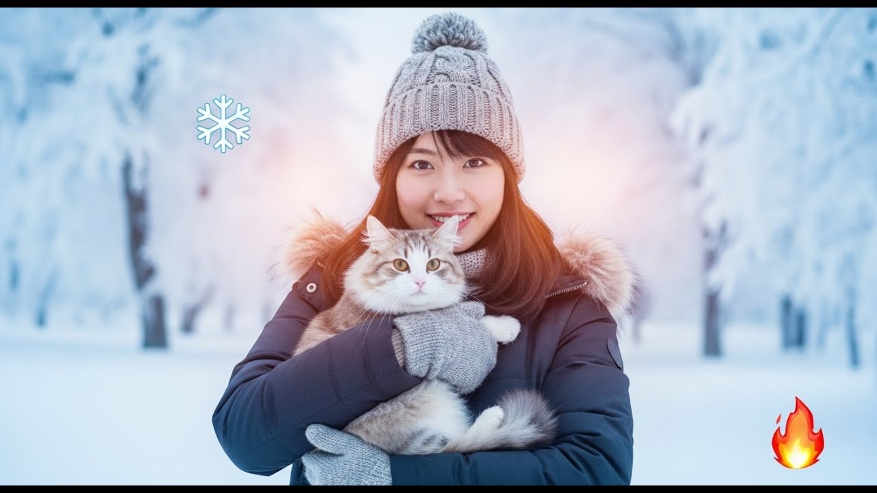 «Она привезла свою кошку в мороз -30°C... То, что произойдет дальше, согреет ваше сердце ❄️🔥»