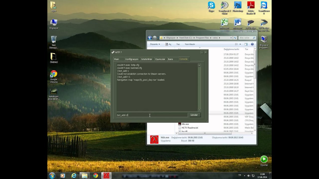 Cs 1.6 HAMMACHİ SERVERE BOT ATMA