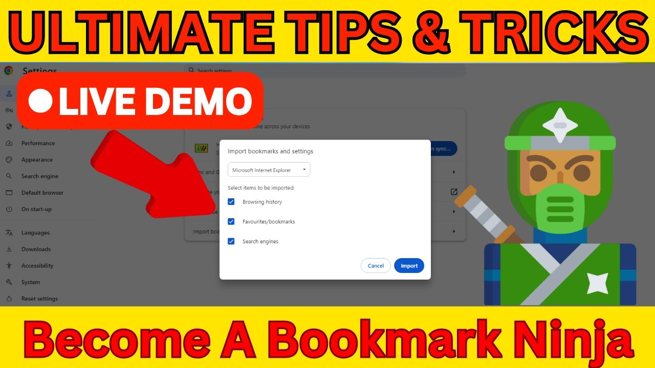 Google Chrome: How-to Bookmark your Favorites Websites &ndash; Backup, Sync, Restore, Import, Export