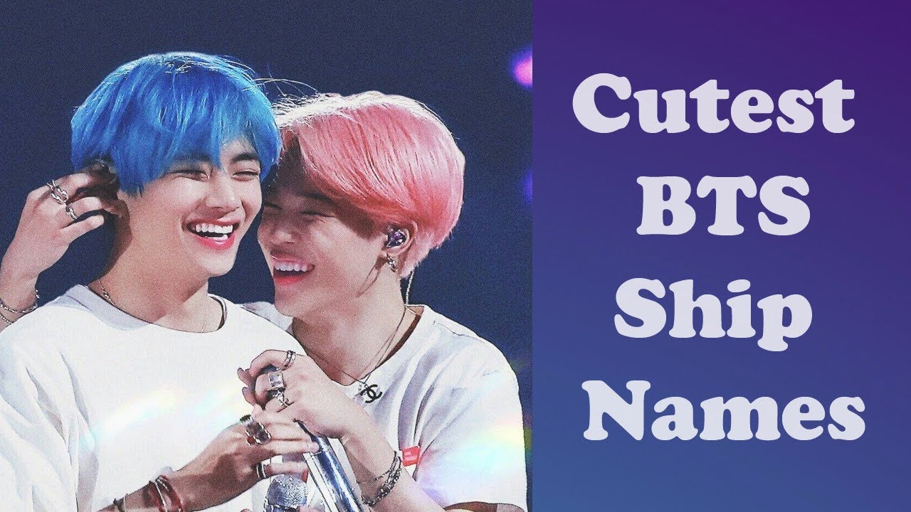 cutest ship names in BTS 🥰