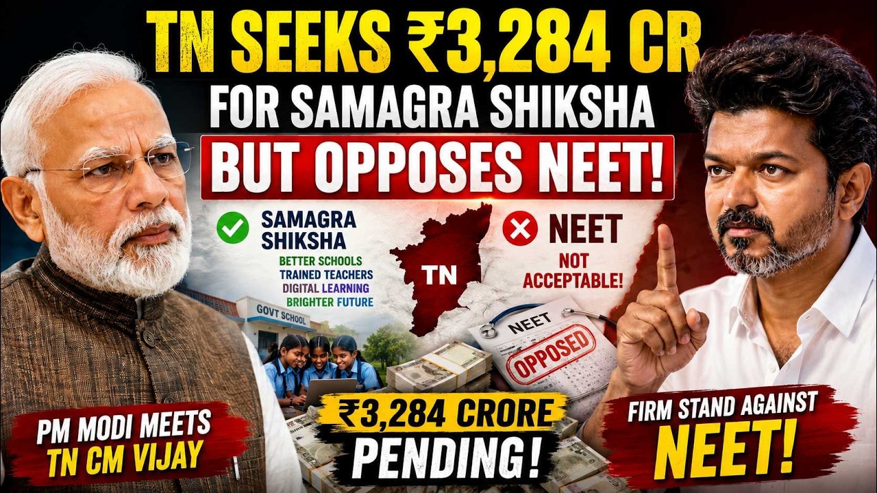 PM Modi&ndash;CM Vijay Meeting: Education Funds, NEET & the Tamil Nadu Debate