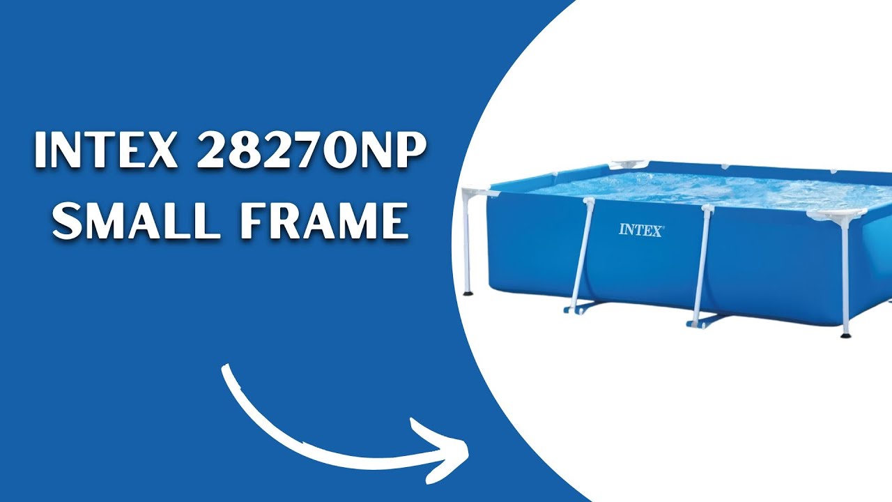 Intex 28270NP Small Frame - Piscina Desmontable, 220 x 150 x 60 cm, 1.662 litros, Color Azul