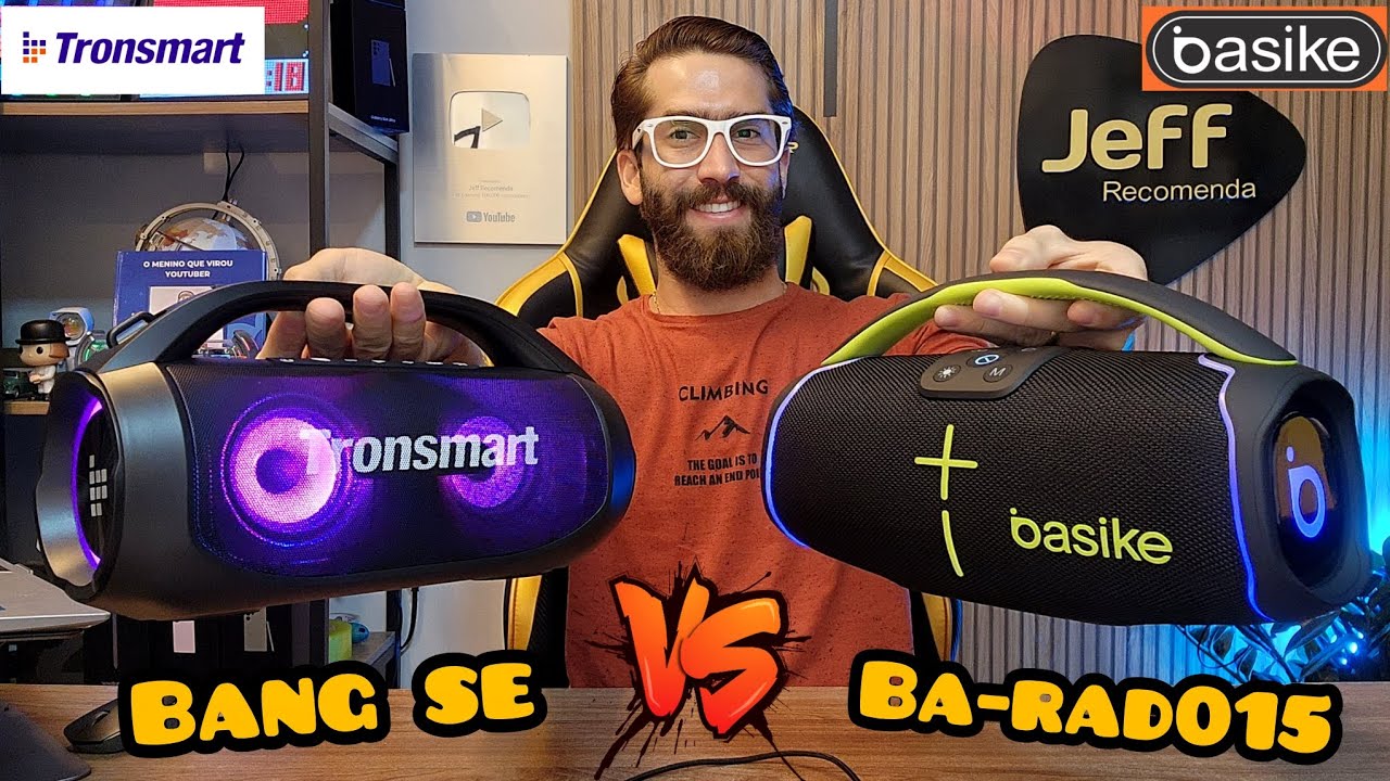 BASIKE BA-RAD015 Vs TRONSMART BANG SE: Qual é a melhor caixa de som Barata? (Comparativo)