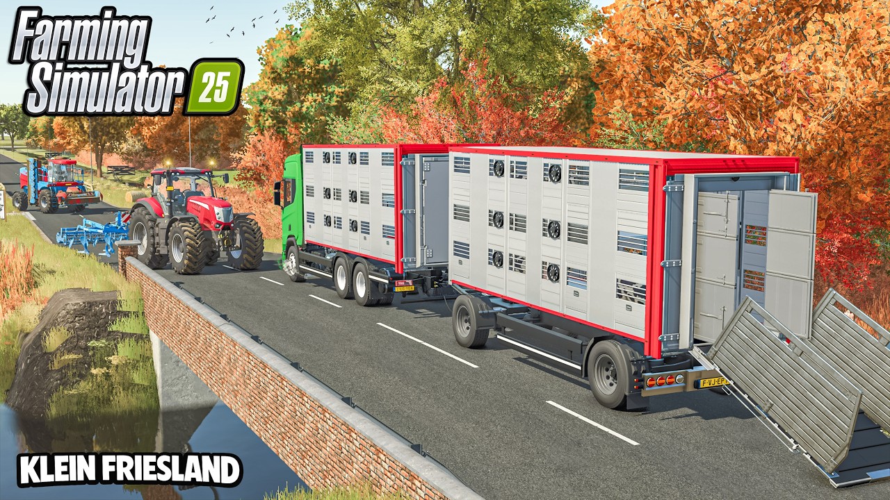Daily Feeding for Cows & Sheep | New Sheep Joined the Farm | KLEIN FRIESLAND | Farming Simulator 25