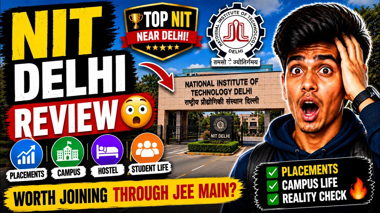 NIT Delhi Review 😳 | Placements, Campus, Hostel & Reality (JEE Students)