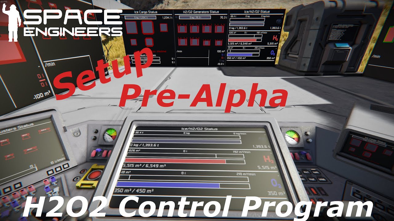 Space Engineers H2O2 Control Program - Pre-Alpha version - How to setup