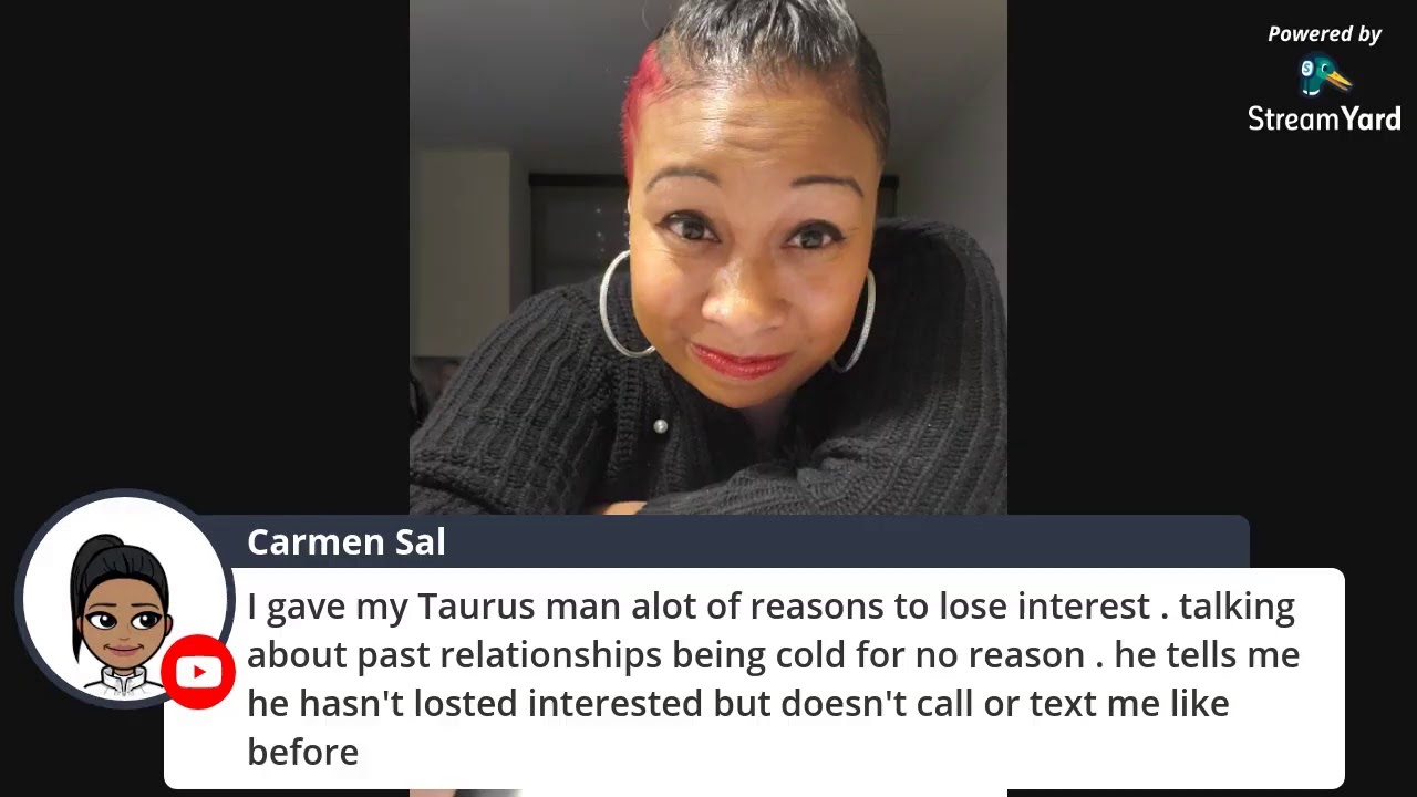 SO YOU LIKE A TAURUS MAN... THINGS TO KNOW INTERMISSION..