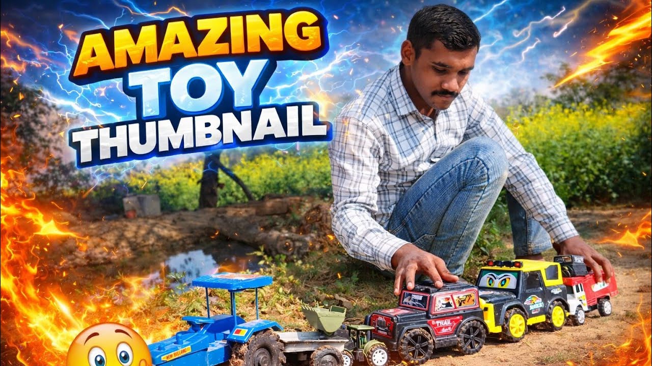 Thar Car video Toys Thar Ofroding Toy video tractor wala Thar cartoon 