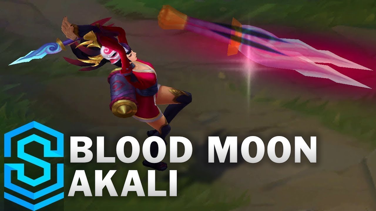 Blood Moon Akali (2018) Skin Spotlight - League of Legends
