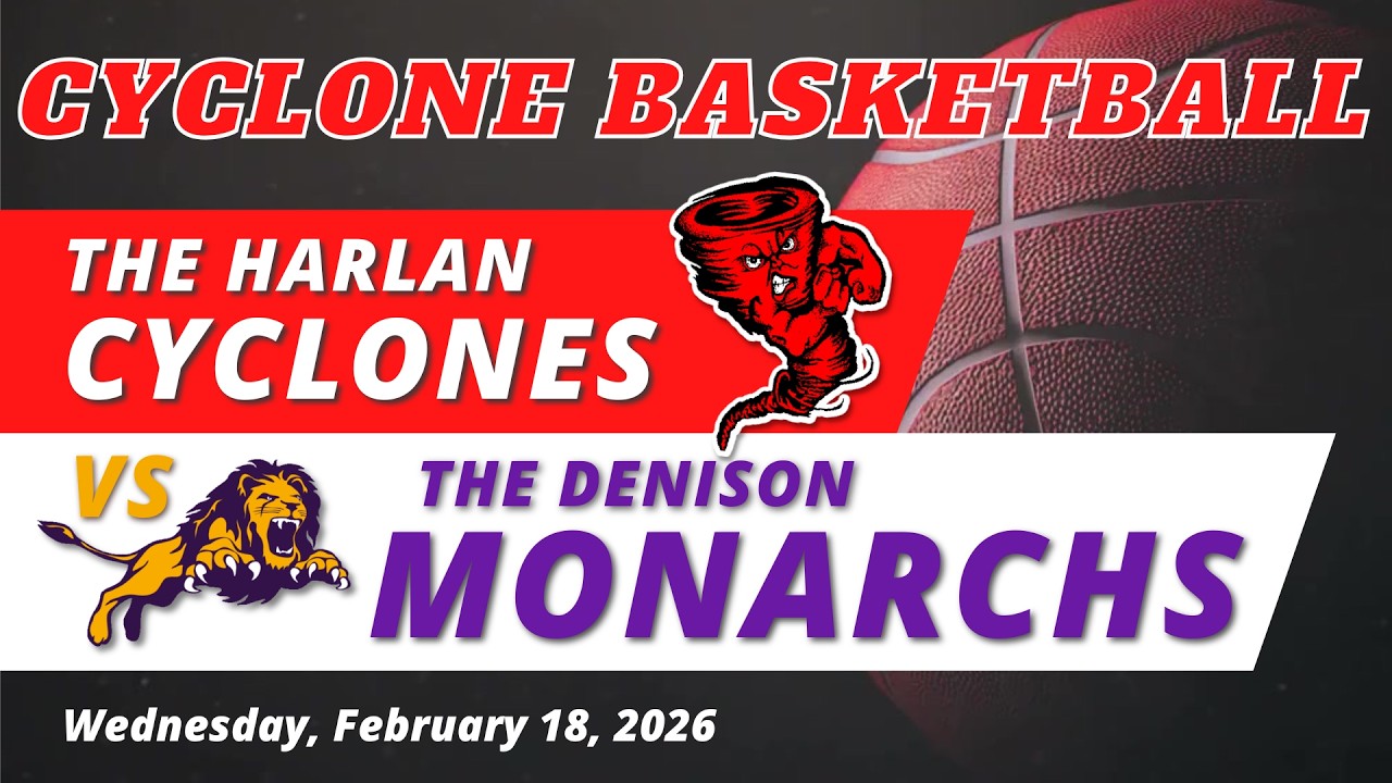 HCHS Cyclone Girls Basketball - Playoffs: Round 1 - Harlan vs Denison - 2/18/26