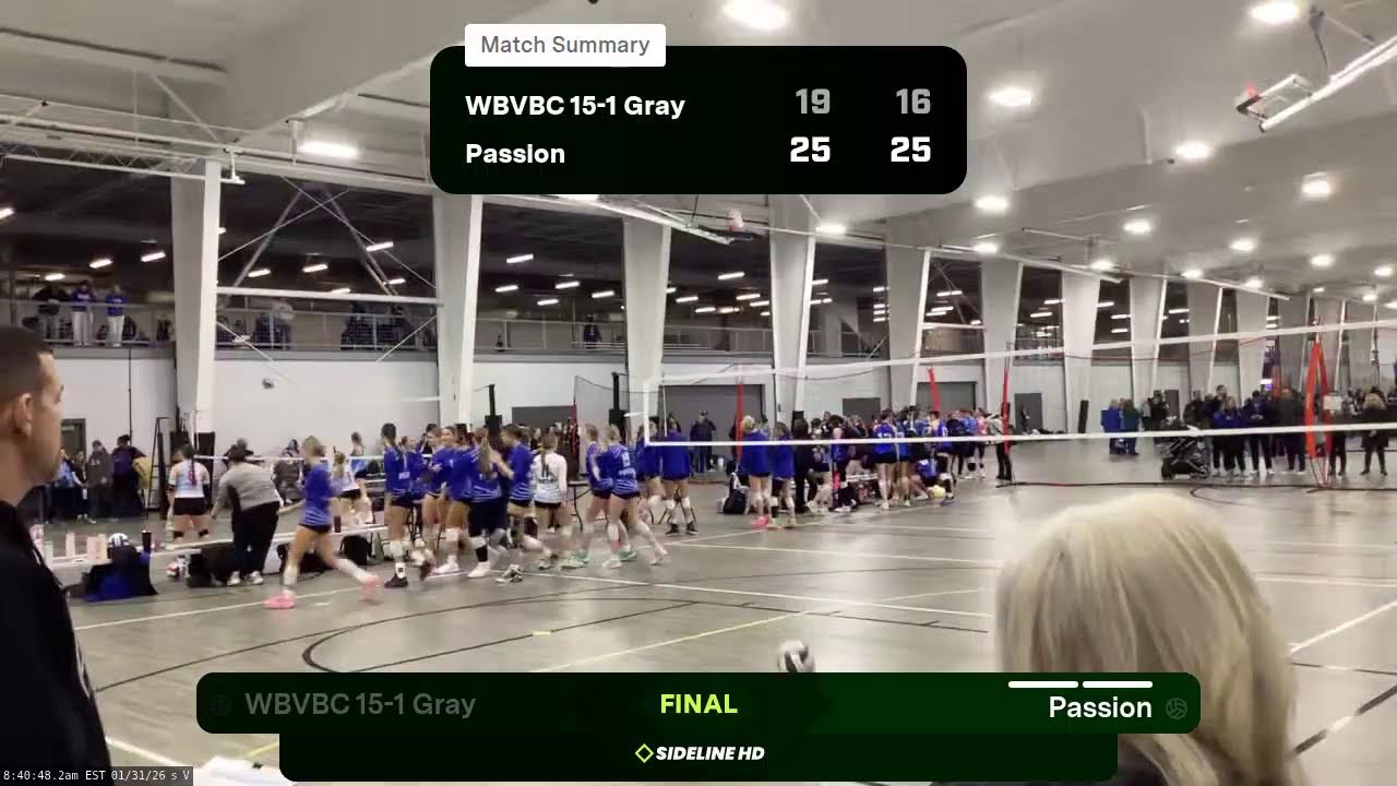 Passion vs. WBVBC 15-1 Gray (2026.01.31)