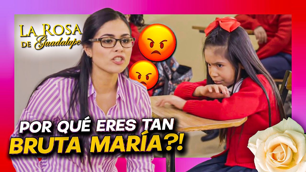 Maria no quiere ir al colegio por su profesora&hellip; | REACCIONANDO A LA ROSA DE GUADALUPE