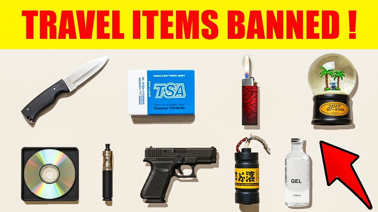 TSA Just BANNED These Common Items From Checked Bags for 2025!