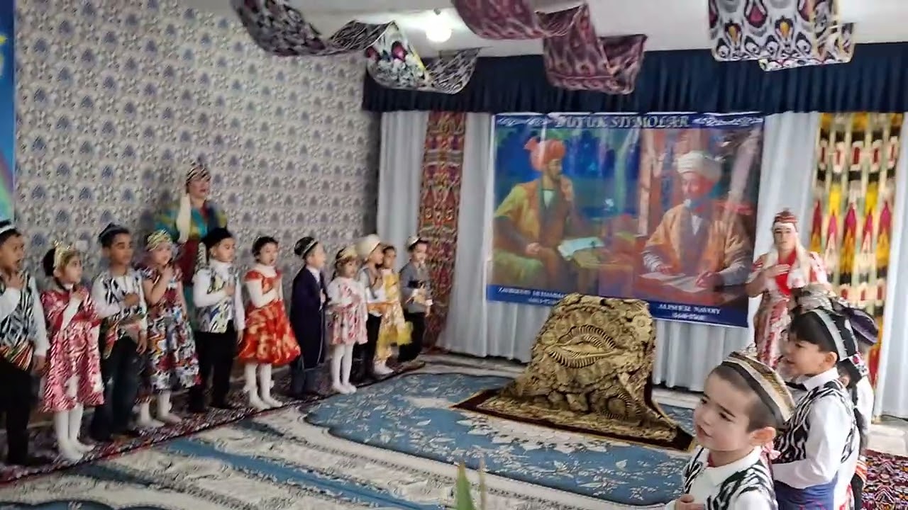 12-Davlat maktabgacha ta'lim tashkilotida Kapalak guruhida  Navoiyxonlik kechasi