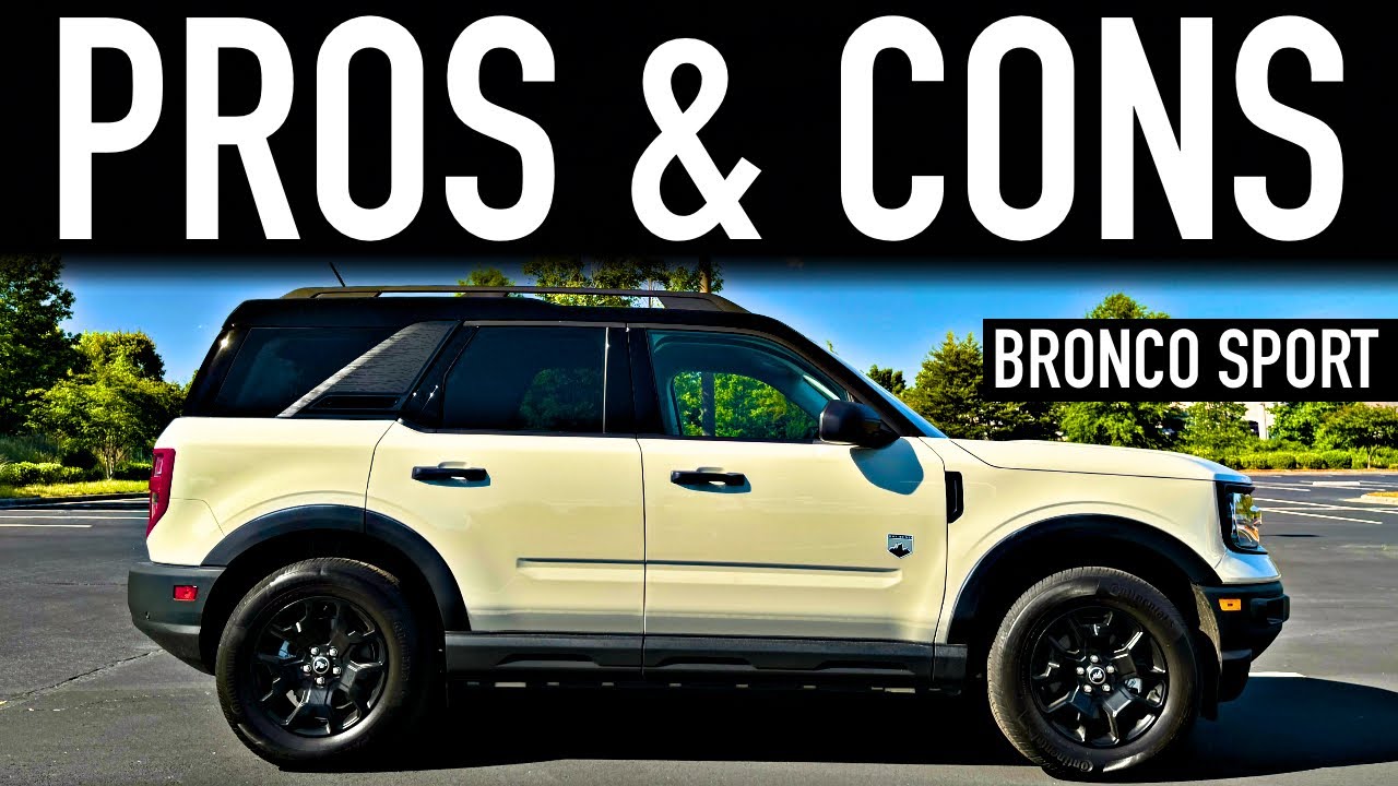 Плюсы и минусы Ford Bronco Sport 2024 года