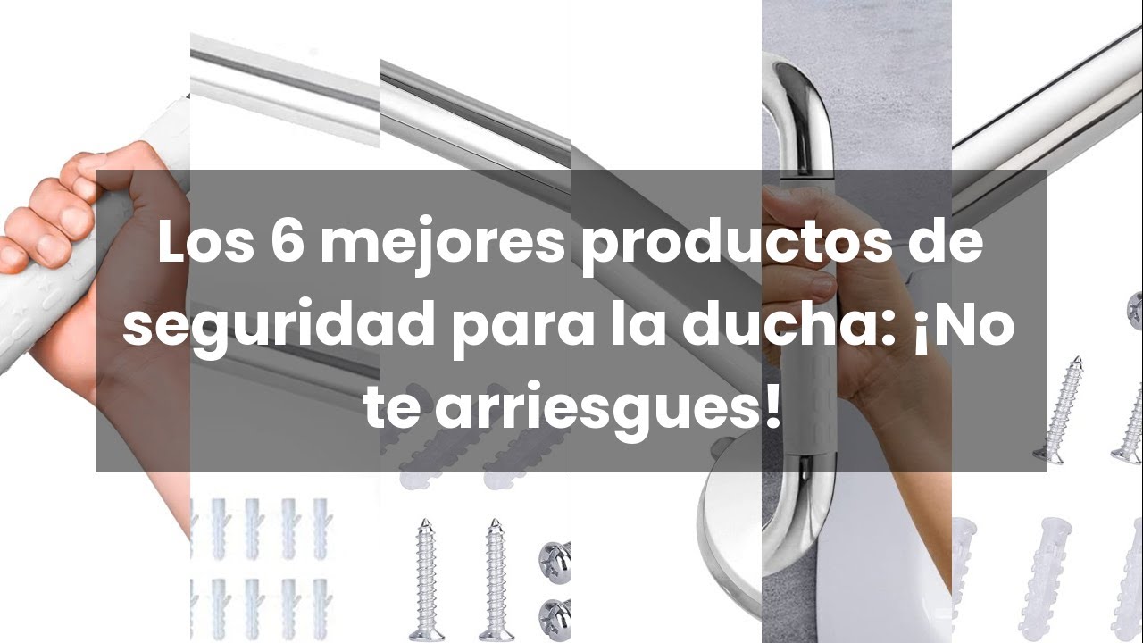 Los 6 mejores productos de seguridad para la ducha: &iexcl;No te arriesgues!