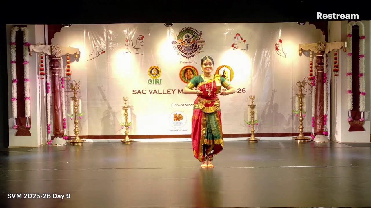 Day 9 - Bharatanatyam solo by Madhumitha Venkatesan