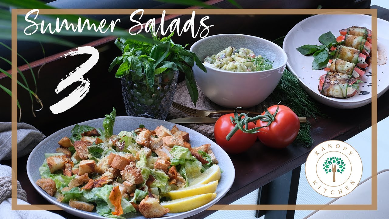 3 Summer Salad Recipes | Plant-Based