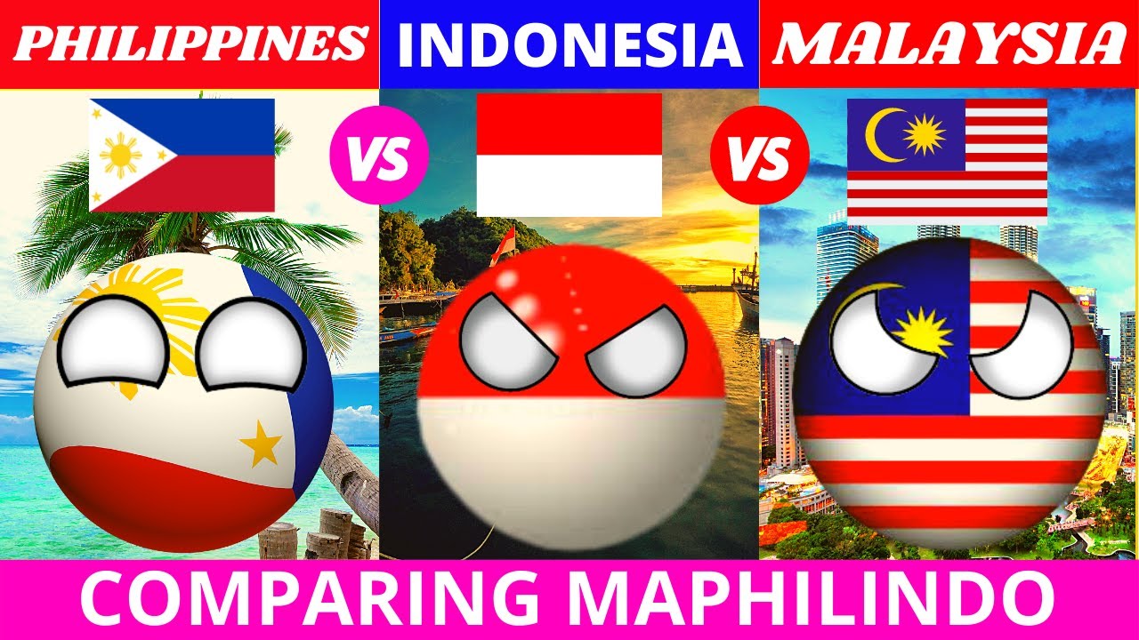 Philippines vs Indonesia vs Malaysia - Country Comparison 2022