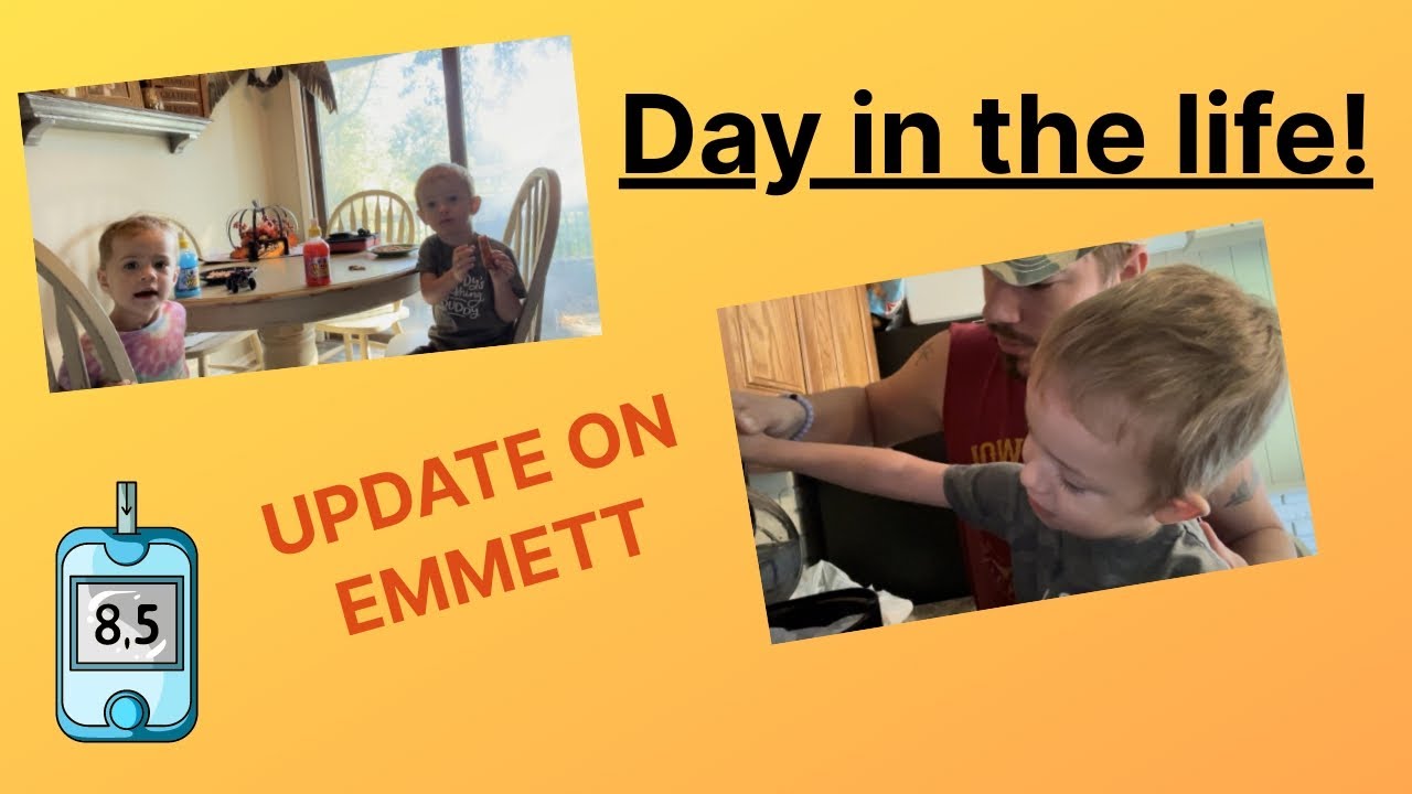 Day in the life of a Type One Diabetic toddler | update on Emmett