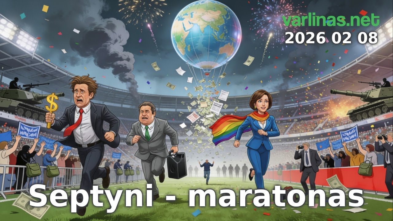 Varlinas tiesiogiai - 2026 02 08 - Septyni - maratonas (varlių bažnyčia)
