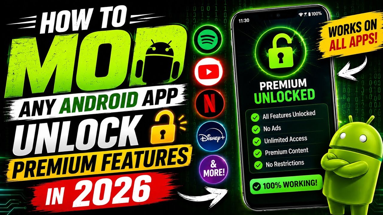 How to Mod Any Android App | Unlock Premium Features In 2026