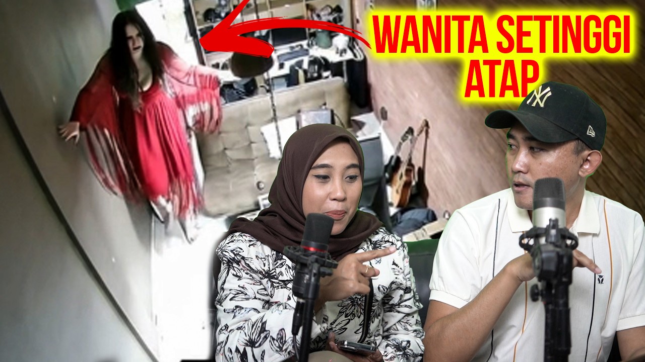 MERINDING! Pria Ini Rekam Sosok Wanita Setinggi Atap di Kantornya #asupanhorror