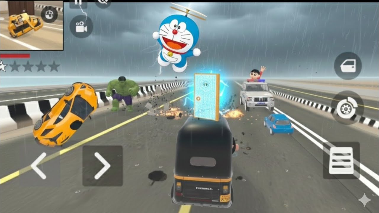 Franklin and Shinchan Found a secret Staircase to Treasure in indian theft auto simulator new update