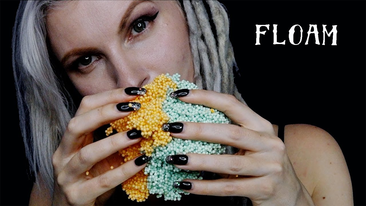 ASMR mega floam tingles no talking for ultimate tingles , crunchy squishy