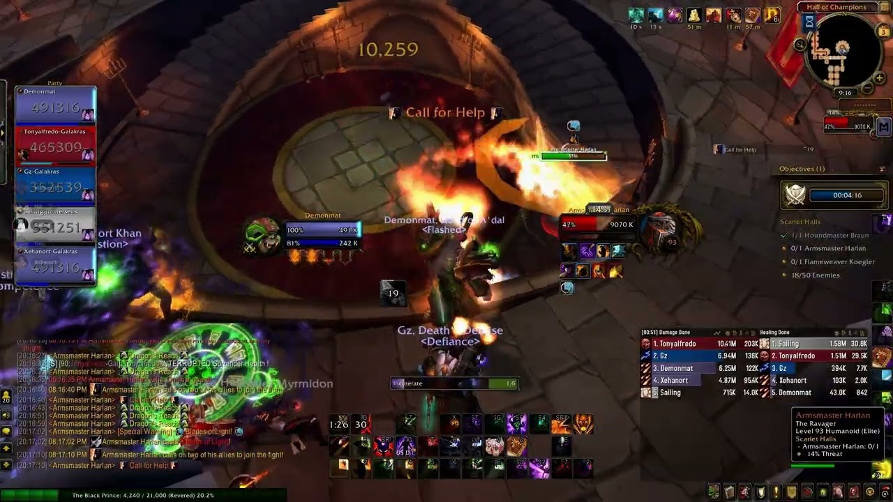 Scarlet Halls Challenge Mode Platinum Guide | MoP Classic