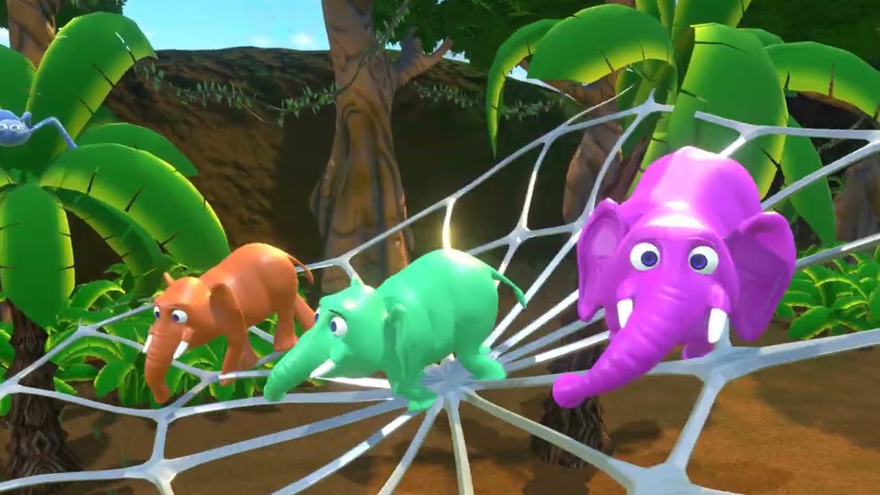 🐘 Un elefante se balanceaba sobre la tela de una araña 🕸️ Canción infantil 🎵