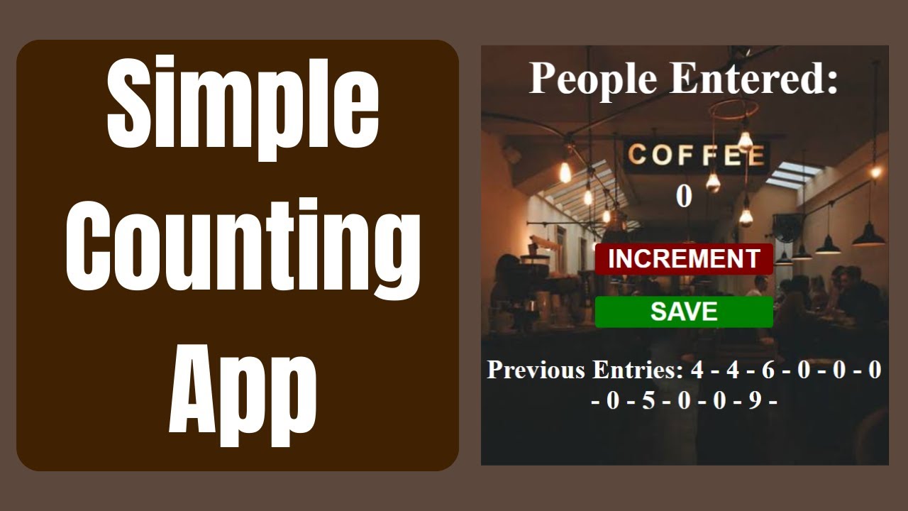 Simple Counting App | onclick function | HTML | CSS | JavaScript