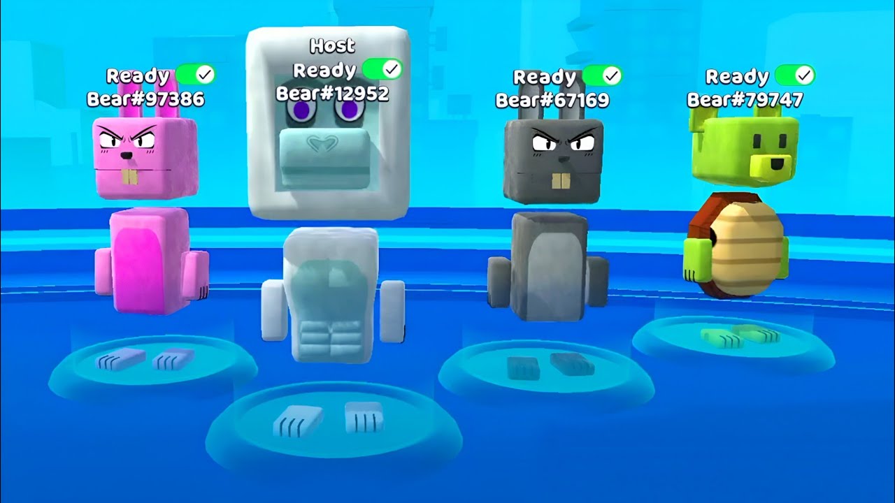 Multiplayer Super Bear Bosses VS  Bosses Squad - Super Bear Adventure Gameplay Walkthrough 