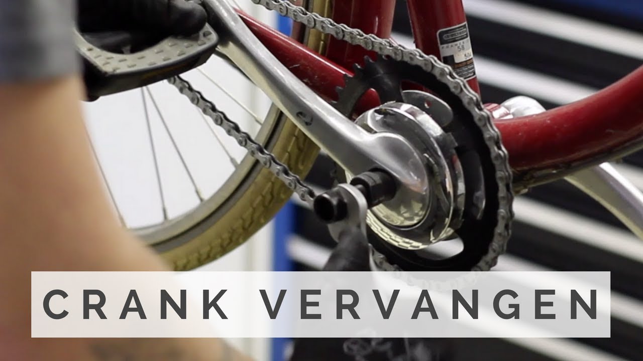 Crank vervangen fiets