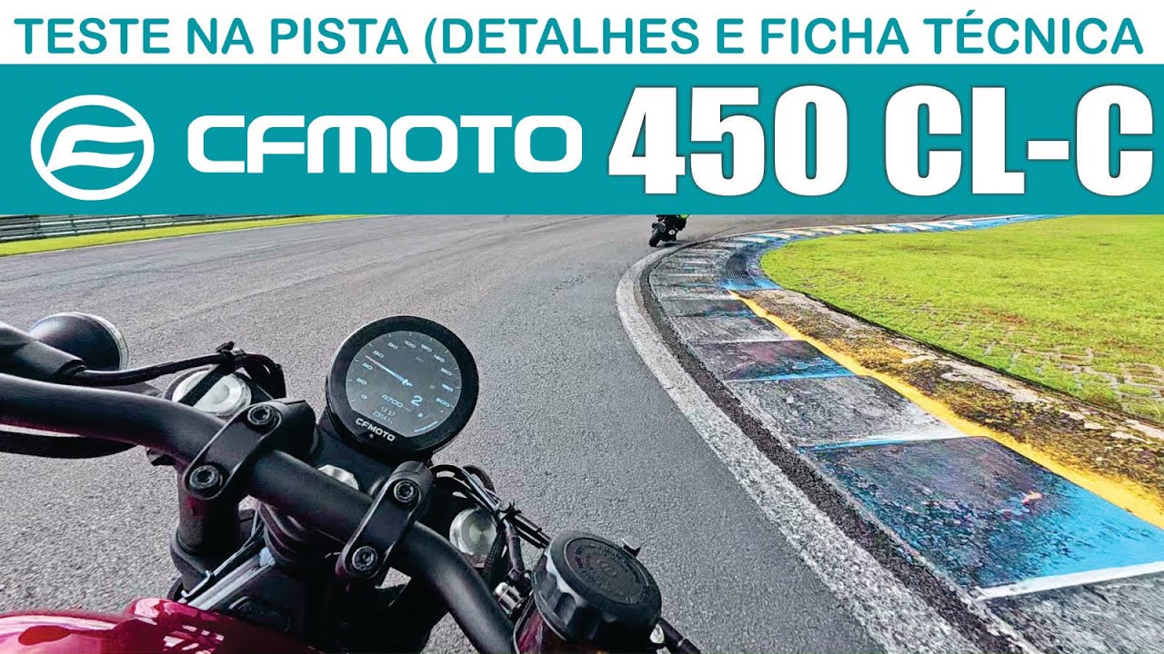 CFMOTO CLC 450 TESTE NA PISTA