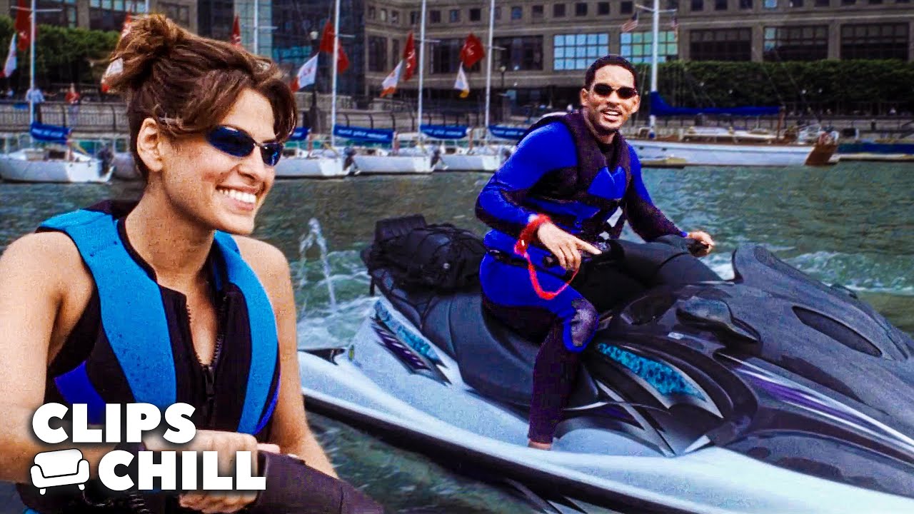 Will Smith invites Eva Mendes to a HOT Jetski Date | Hitch (Kevin James)