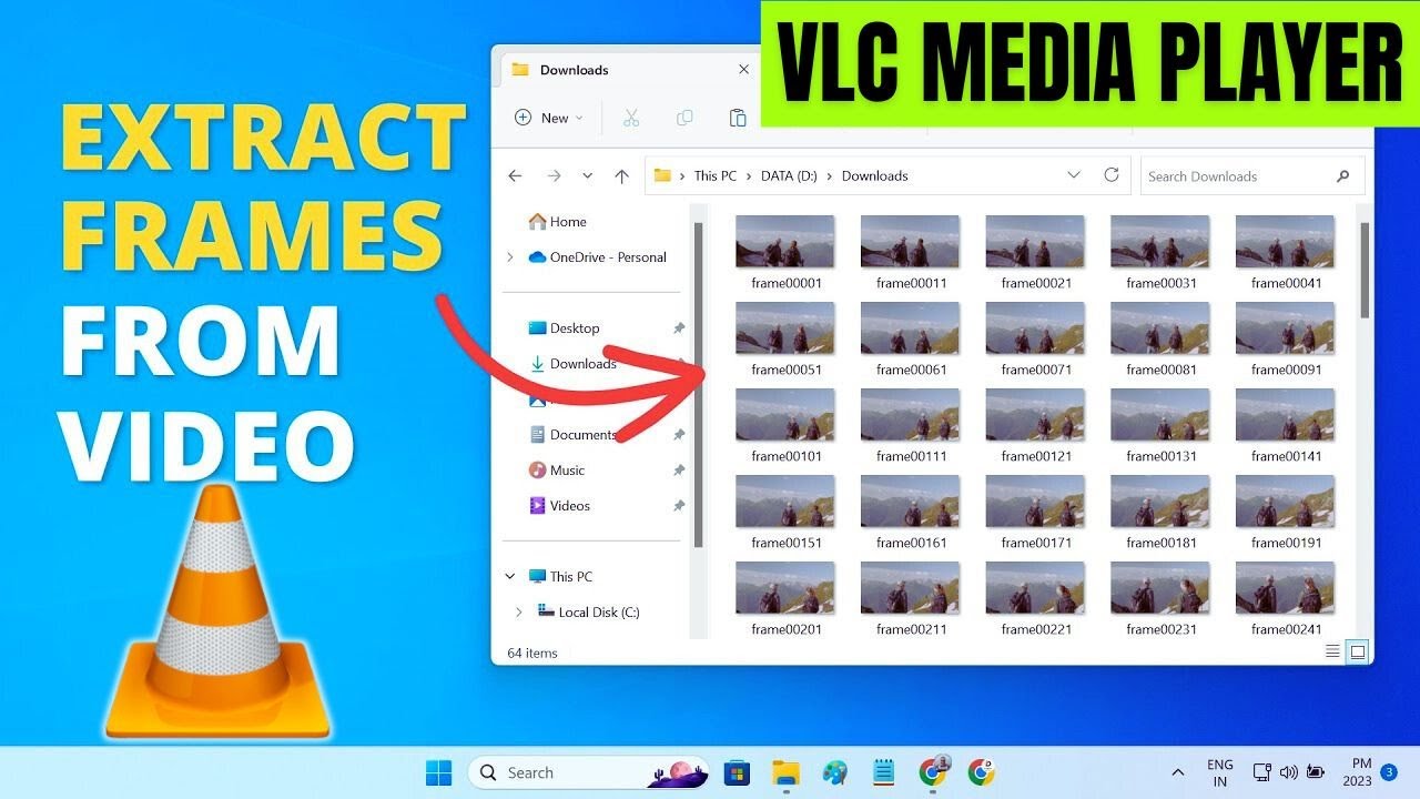 VLC Media Player: How to Extract Frames from a Video with High Quality
