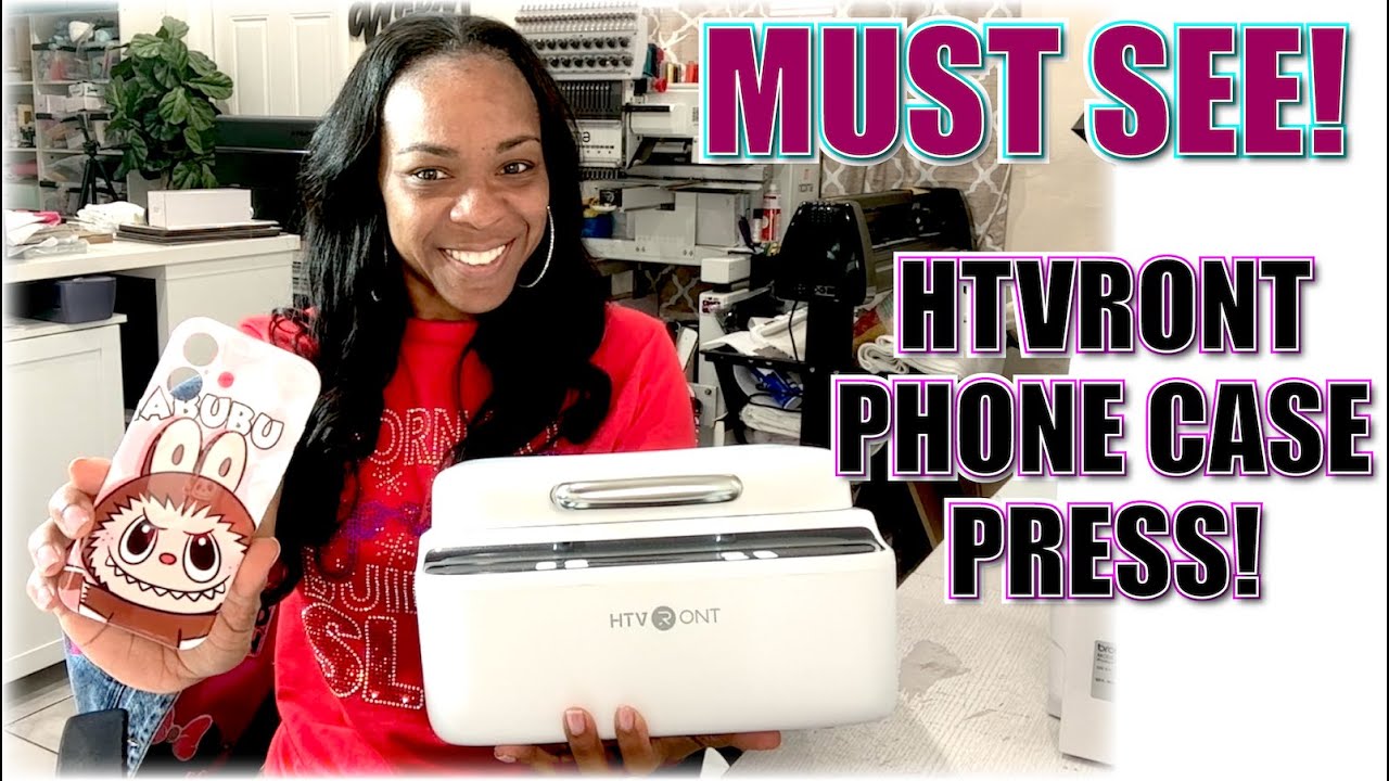 NEW! HTVRONT PHONE CASE HEAT PRESS UNBOX & REVIEW | SUBLIMATION VACUUM PRESS | H17